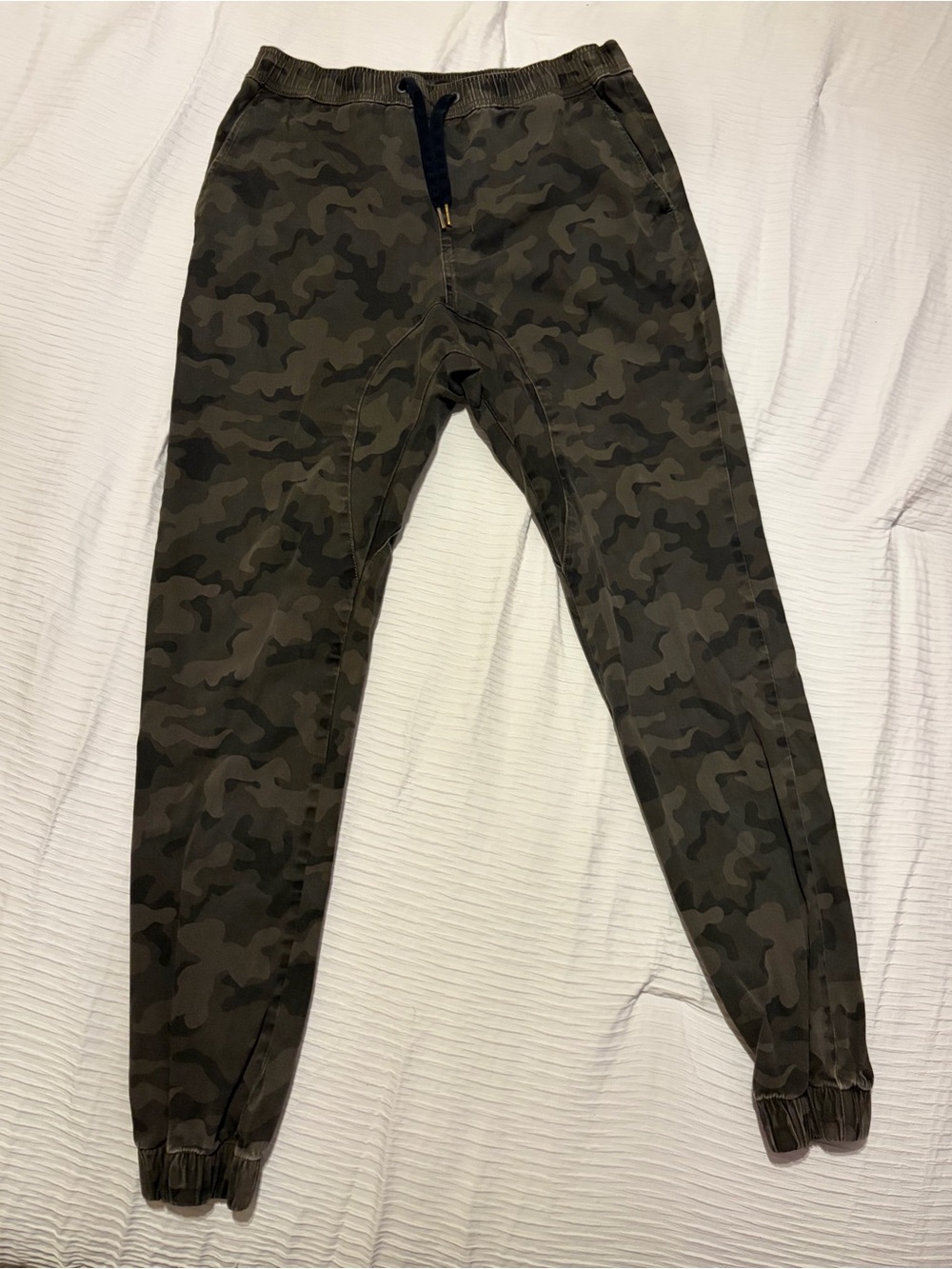 Zanerobe Camo Jogger Pants - Olive Green Camouflage